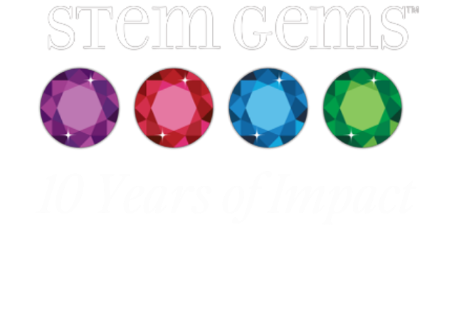 STEM-GEMS-10-YEARS-LOGO-WHITE STEM Gems: 10 Years of Impact